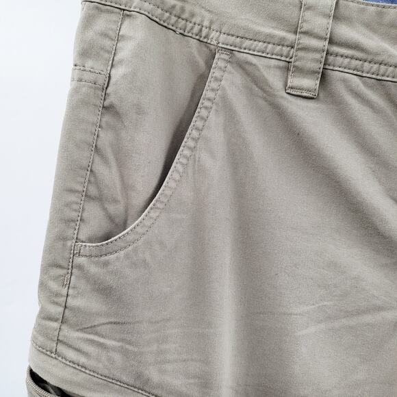 Toad & Co Departure Outdoor Pants Khaki Tan Multiple Pockets Men's Size 34 - Picture 4 of 11